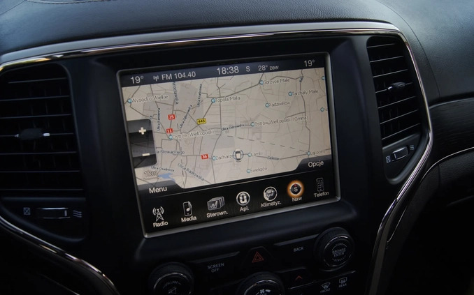 Jeep Grand Cherokee cena 129150 przebieg: 128104, rok produkcji 2016 z Chocianów małe 781
